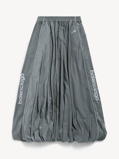 BALENCIAGA Women's Bodies Balloon Tracksuit Skirt in Elephant Grey