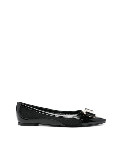 Zea Leather Ballerina Flats