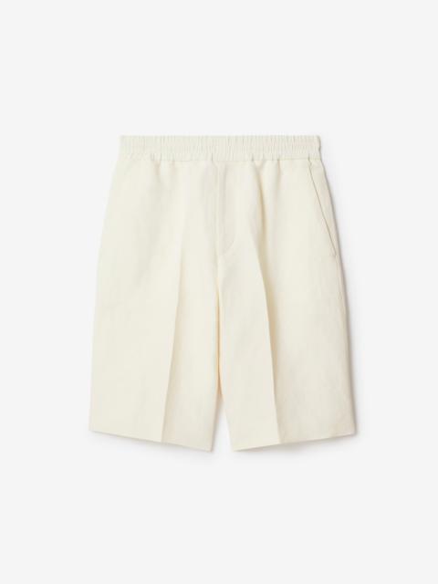 Burberry Canvas Tailored Shorts