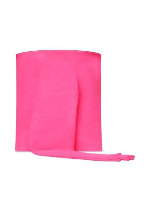 Women's Glove Large Tote Bag in Fluo Pink