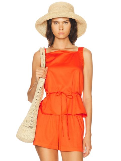 LESET Yoko Drawstring Tank Top