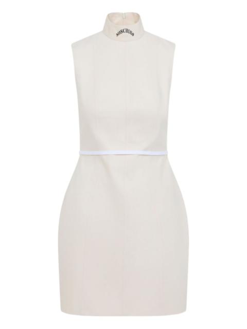 Moschino high-neck sleeveless mini dress