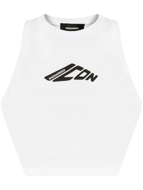 DSQUARED2 logo-print top