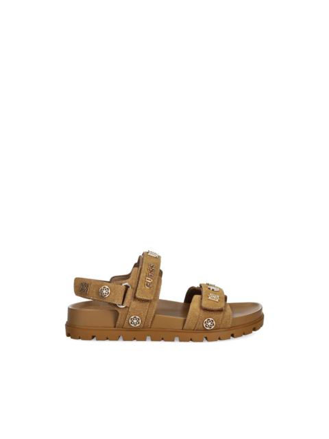 GUESS USA Florizi embellishments-strap sandals