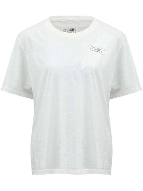 MM6 Maison Margiela numbers-motif T-shirt