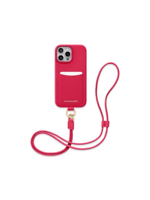 MAISON de SABRÉ Sling leather iPhone 16 Pro Max phone case