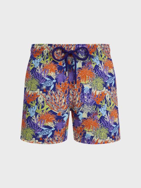Vilebrequin MEN STRETCH SHORT SWIM TRUNKS AQUATIC LIFE