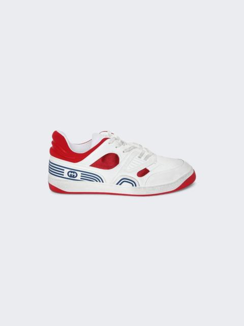 GUCCI Love Parade Demetra Low Top Sneaker White Red And Blue