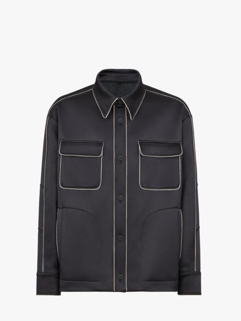 FENDI Black satin jacket