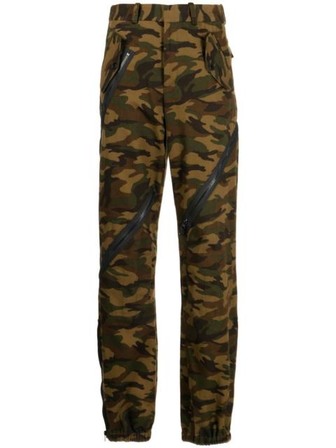 Monse camouflage zip-detail trousers