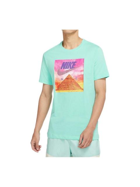Nike Nike pyramid 그래픽 티셔츠 '그린' DR1220-307