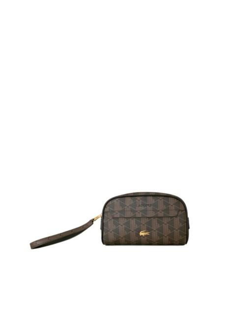 LACOSTE The Blend monogram-print make up bag