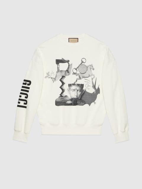 Gucci heritage print cotton sweatshirt