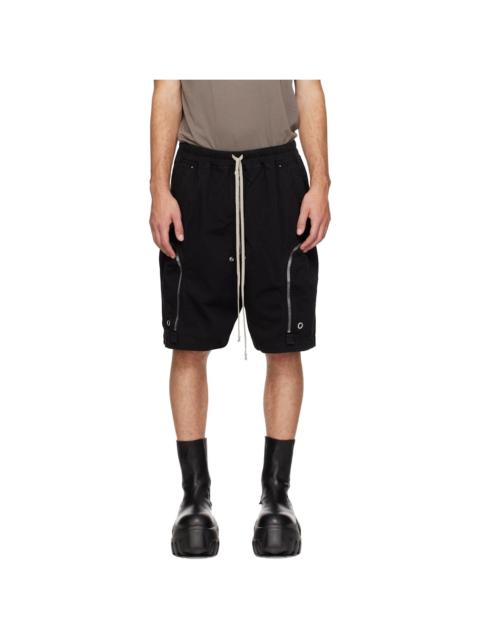 Rick Owens DRKSHDW Black Tower Bauhaus Shorts