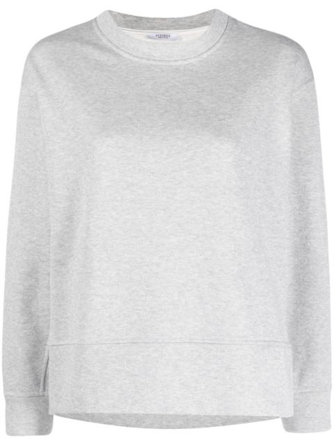 PESERICO side-slits crew-neck sweatshirt