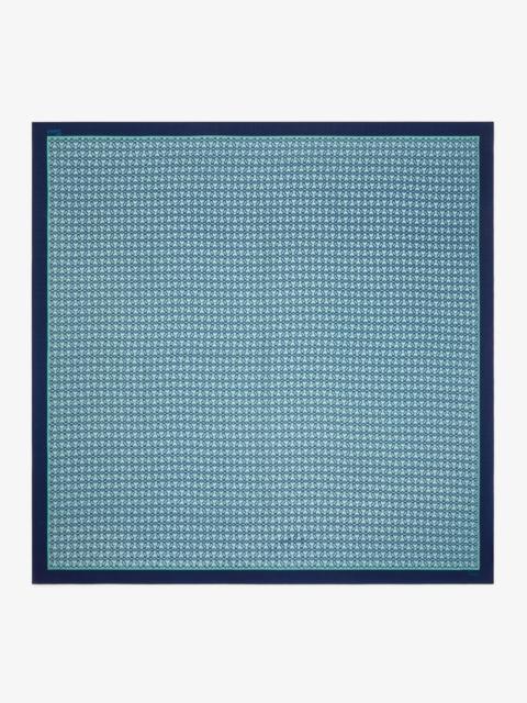 TOUS Blue silk Scarf TOUS Bear
