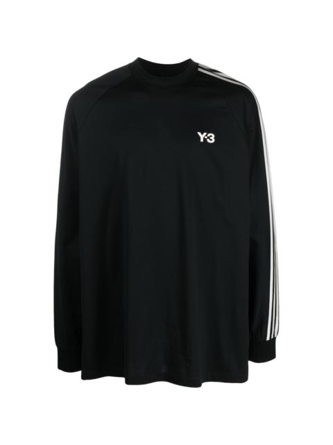 Y-3 logo-print 3-Stripes sweatshirt