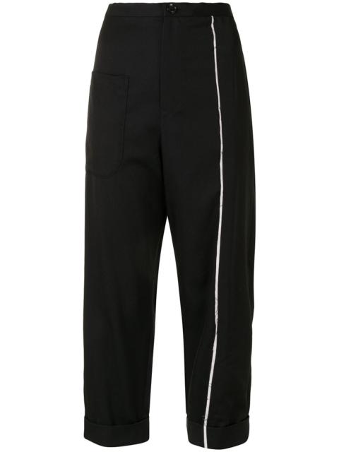 Y's seam-detail cropped trousers
