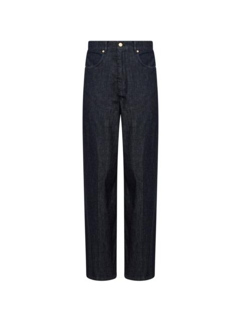 'S Max Mara logo-patch five-pocket jeans