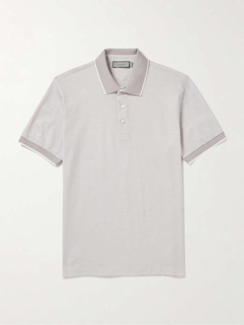 Canali Cotton-Piqué Polo Shirt