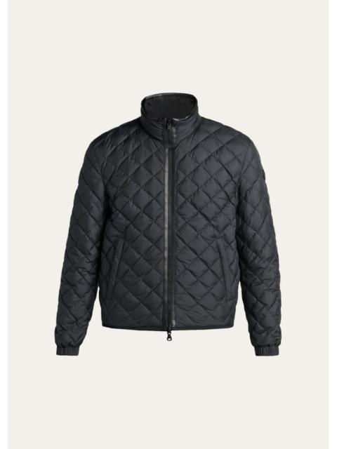 Moncler Men's Avrelie Diamond Quilted Padded Shirt Jacket