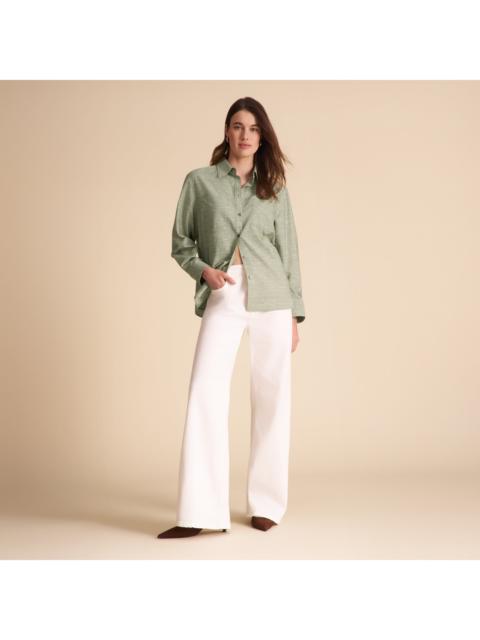 M.M.LaFleur Russell Button Down - Slub Silk