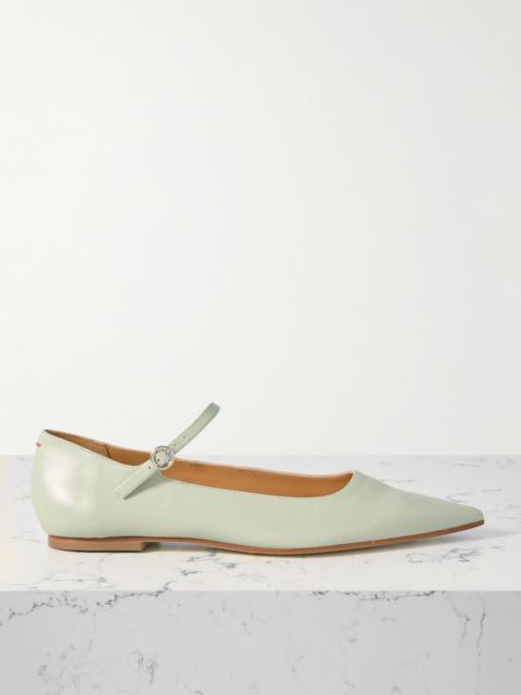 Aeyde Cleo Leather Mary Jane Ballet Flats