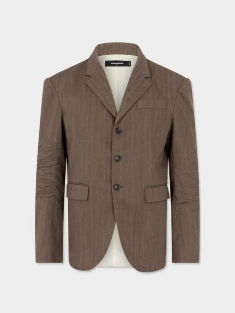 DSQUARED2 TWEED2 CRINKLED OSAKA JACKET