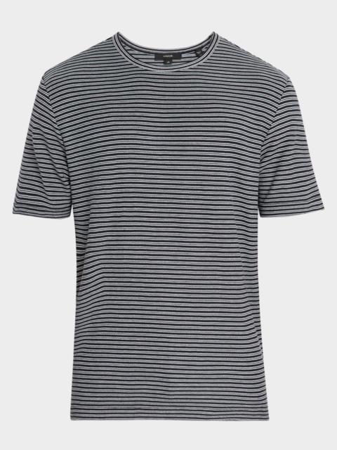 Vince Men's Textured Stripe T-Shirt