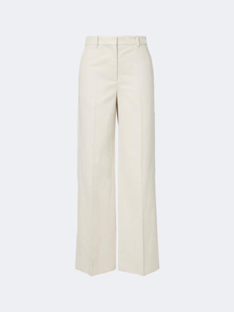 JOSEPH Mitae cotton and linen twill straight pants