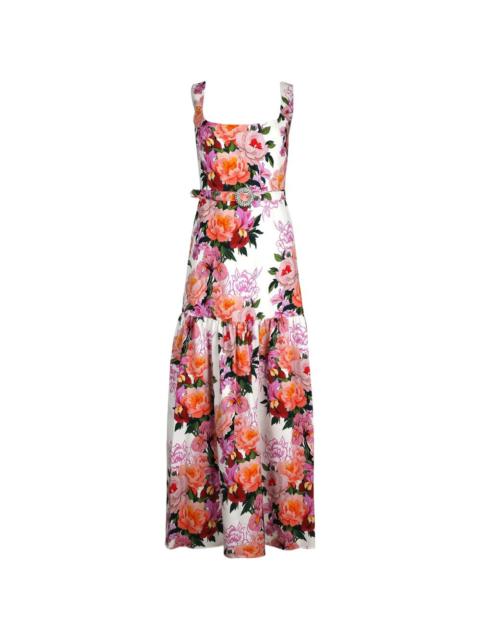 BORGO DE NOR Biba floral-print maxi dress