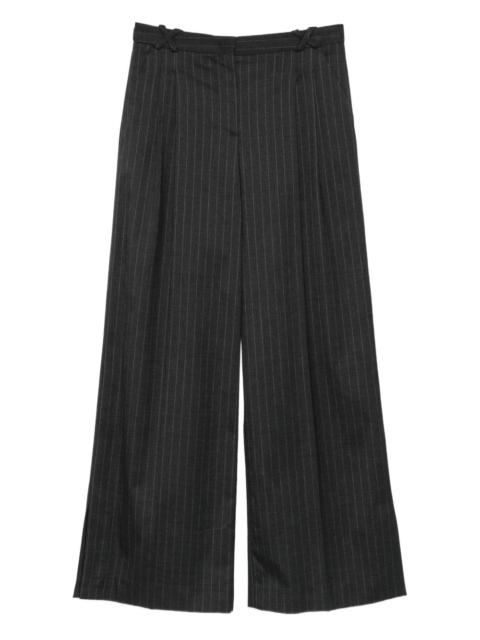 The Garment pinstripe pleat-detail trousers