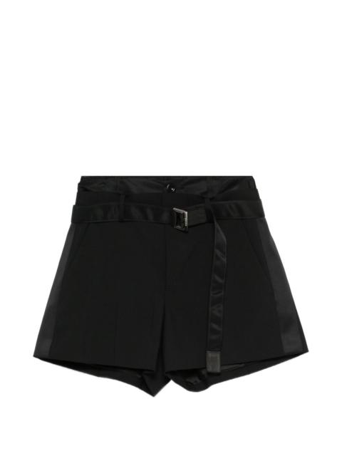 sacai high-waist shorts