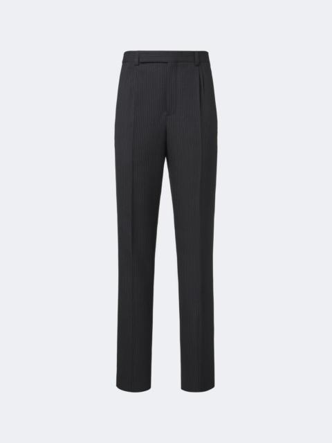SAINT LAURENT Pinstripe wool straight pants