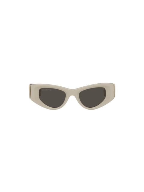 Beige Odeon Cat Sunglasses