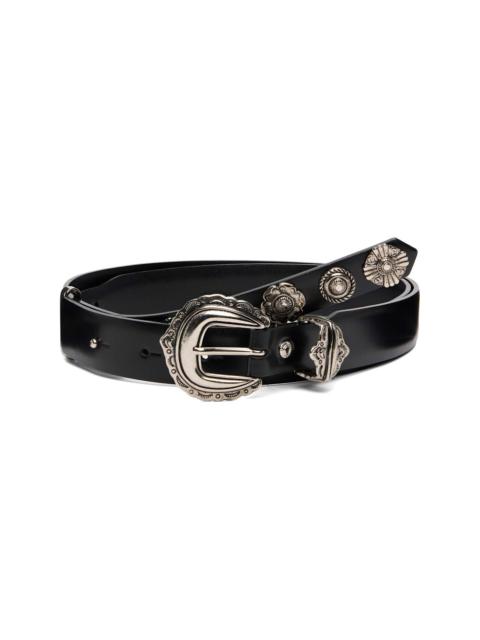 TOGA PULLA Black Motif Belt