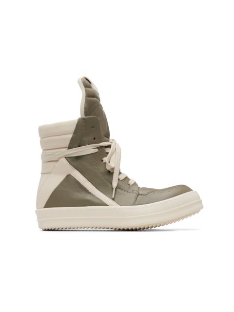Rick Owens Taupe Tower Geobasket Sneakers