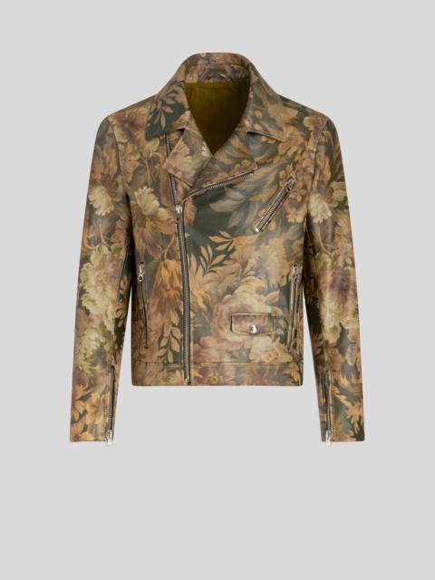 Etro FOLIAGE LEATHER JACKET