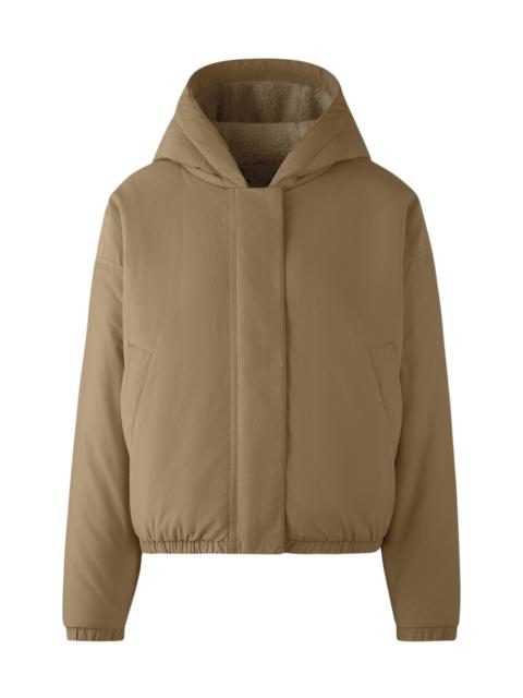 Canada Goose Women's Alberni Reversible Fleece Bomber Jacket - Desert Sand