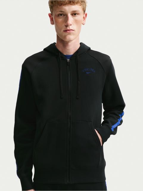 Nike Chelsea FC City Side Men's Nike Soccer Full-Zip Fleece Hoodie