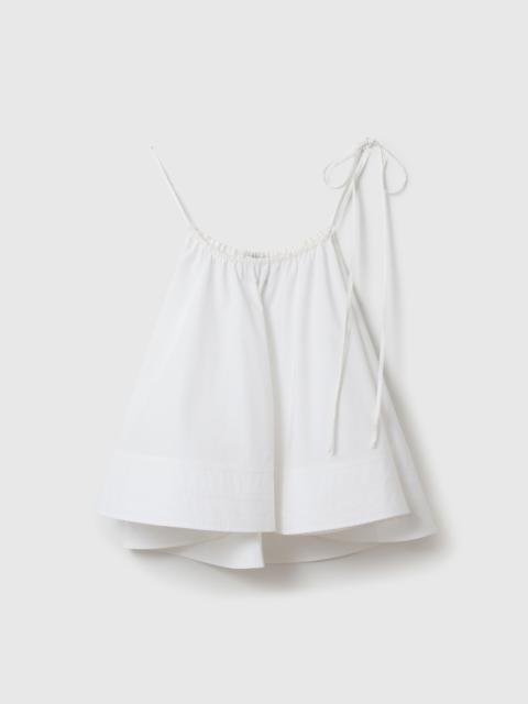 Stella McCartney Poplin Sleeveless Frill Top