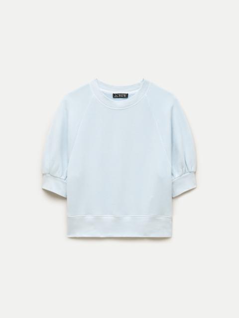 J.CREW Heritage terry puff-sleeve sweatshirt