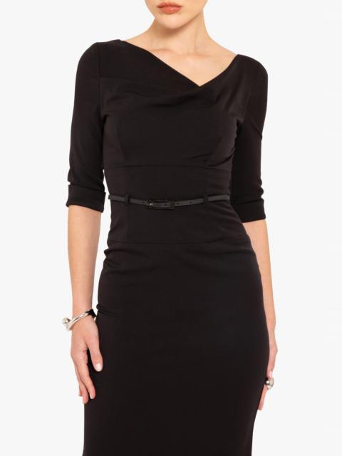 Black Halo Classic 3/4 Sleeve Jackie O Sheath Dress