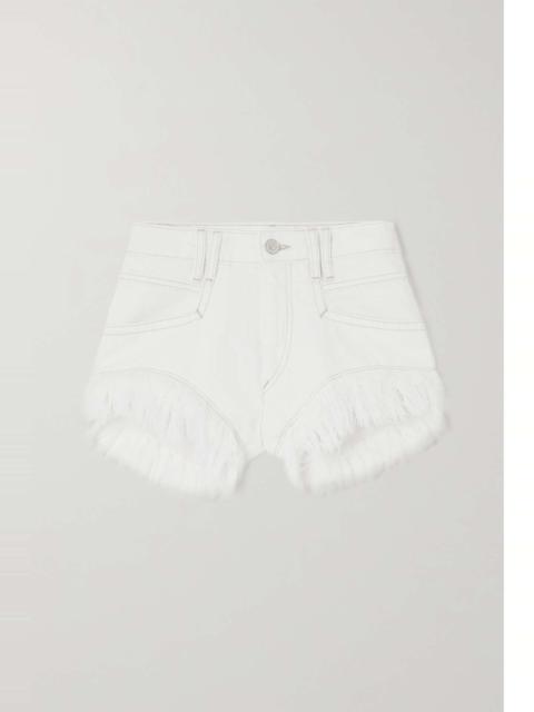 Isabel Marant Étoile Eneidao frayed denim shorts