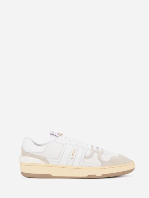 Lanvin LEATHER CLAY LOW-TOP SNEAKERS