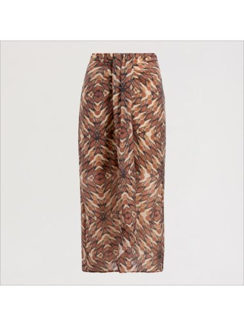 Sam Edelman Printed Sarong Skirt