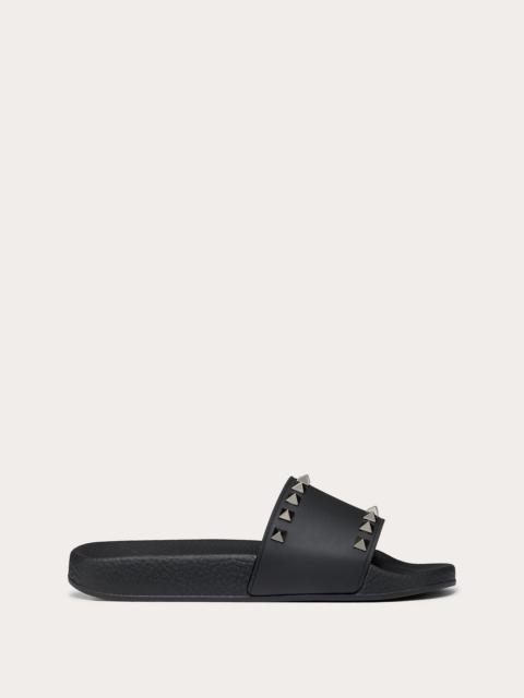 Valentino Rockstud rubber slides