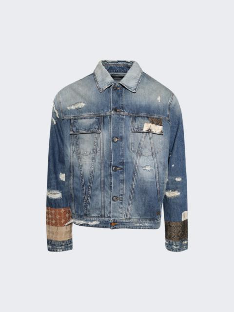 AMIRI Quad Artpatch Trucker Nightshade