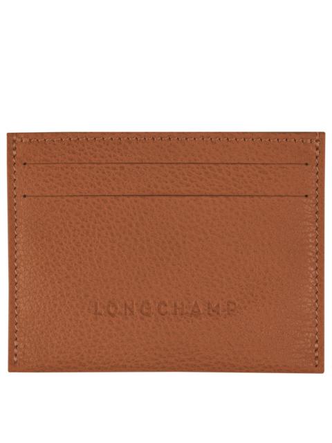Le Foulonné Cardholder Caramel - Leather