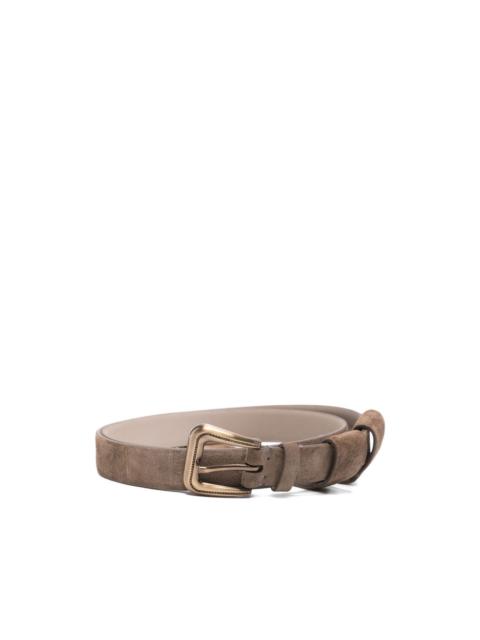 Brunello Cucinelli suede belt